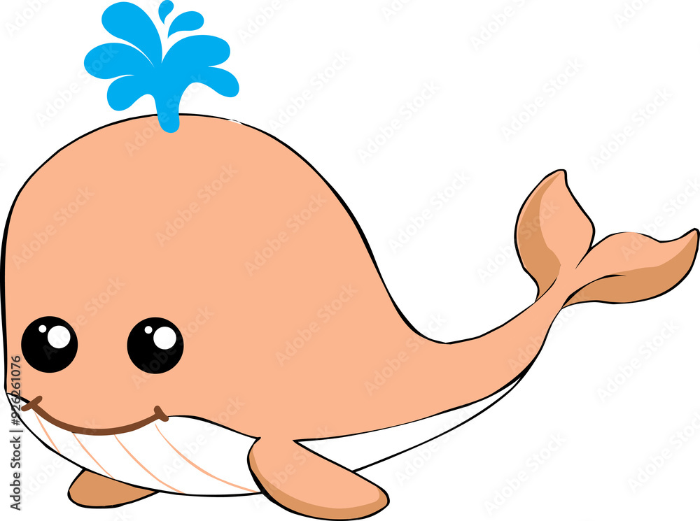 cute whale cartoon, sea animal cute whale cartoon, sea animal