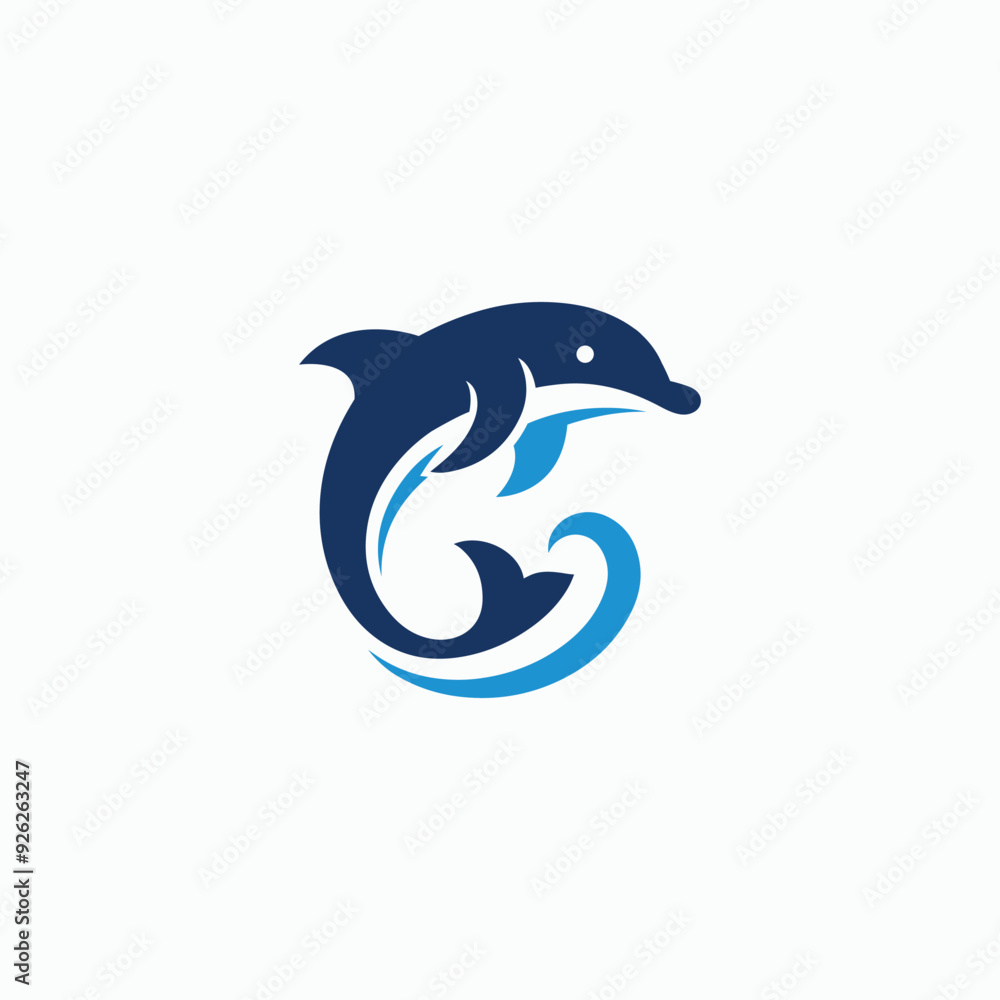 Ocean Glide The Dolphin Vector Silhouette Ocean Glide The Dolphin Vector Silhouette