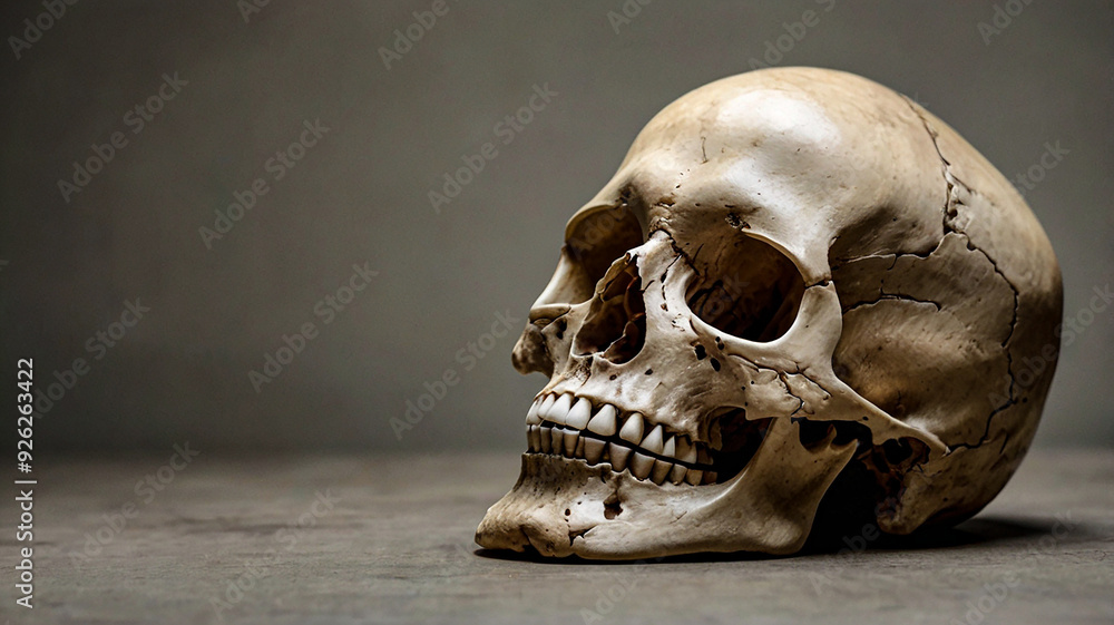 Naklejka premium Human Skull