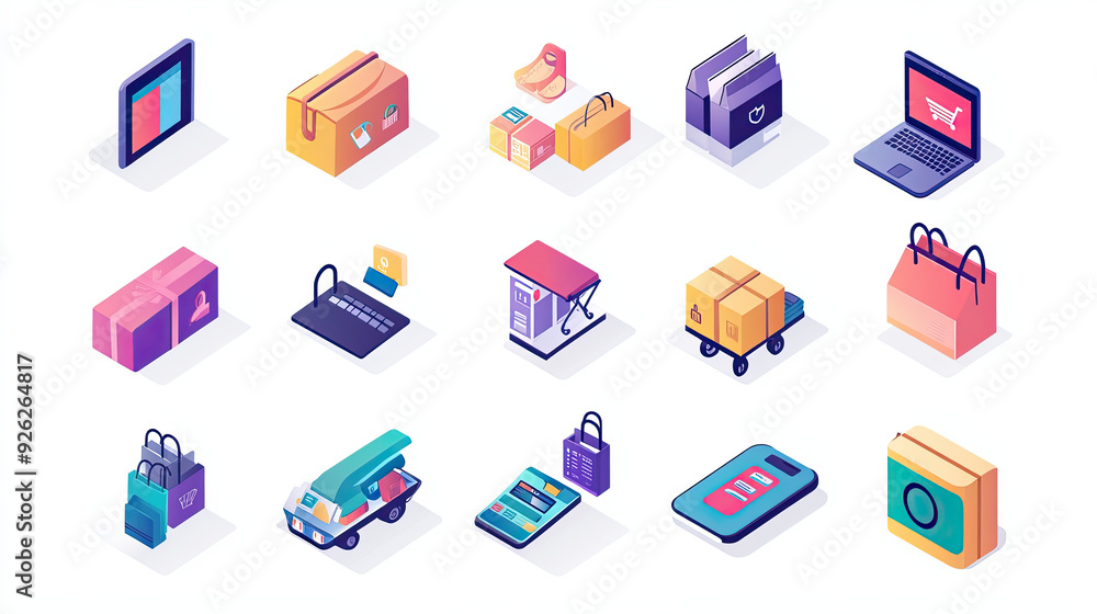 icons set for shopping icons set for shopping