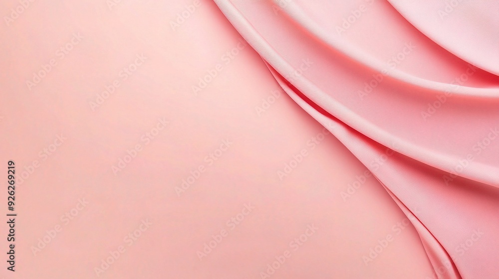 Blush Silk Drape: Elegant and subtle, a soft pink silk fabric gracefully flows across the frame, creating a luxurious and romantic mood. Blush Silk Drape: Elegant and subtle, a soft pink silk fabric gracefully flows across the frame, creating a luxurious and romantic mood.
