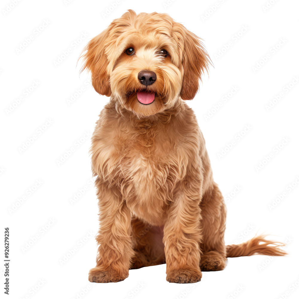 happy cute dog isolated on white happy cute dog isolated on white