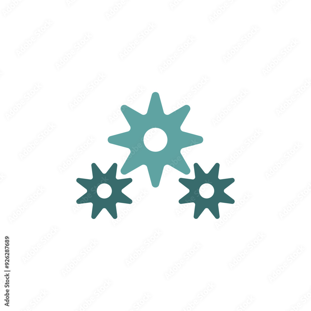 gears machine logo icon mechanics symbol gears machine logo icon mechanics symbol