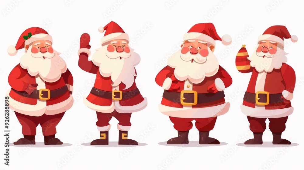 Santa Claus clipart, isolated vector illustration Santa Claus clipart, isolated vector illustration