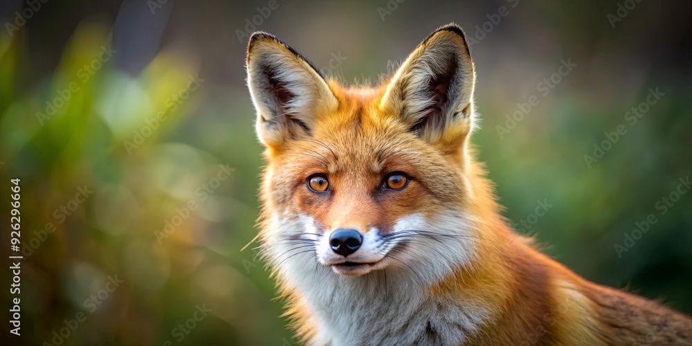 Fototapeta premium Close-up of a red fox (Vulpes vulpes) in its natural habitat