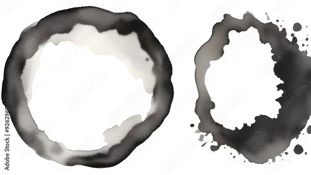 A black stain ring A black stain ring