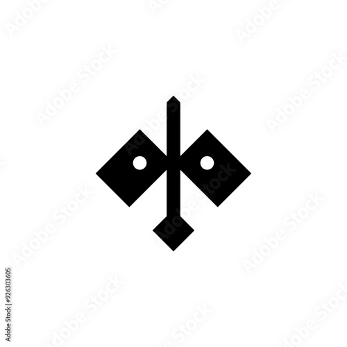 raccoon logo vector geometric symbol