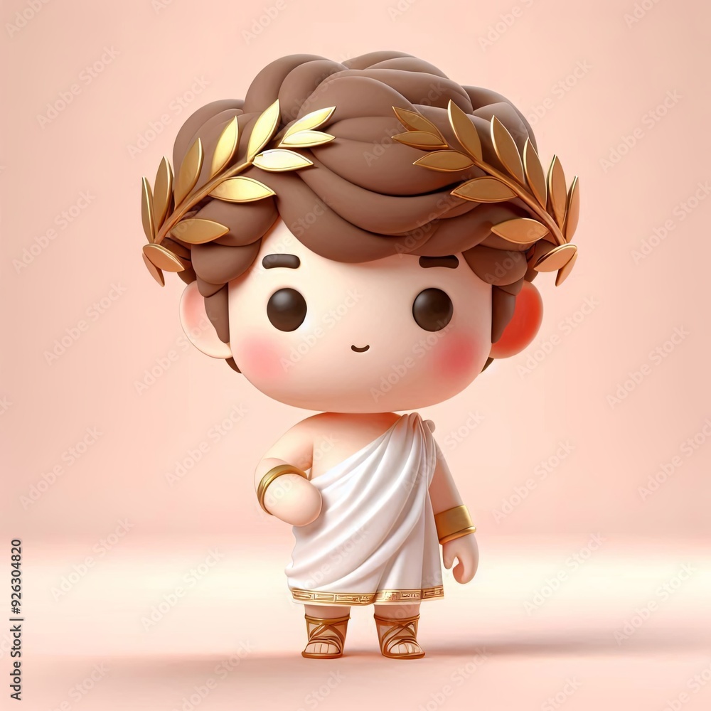 cute Greek god/goddess with toga and laurel wreath,3d ,3d avatar Generative AI
cute Greek god/goddess with toga and laurel wreath,3d ,3d avatar Generative AI