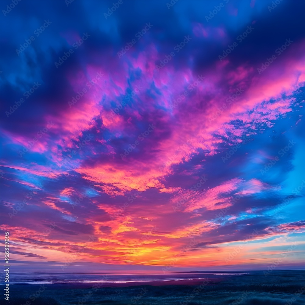 Fototapeta premium sunset over the sea