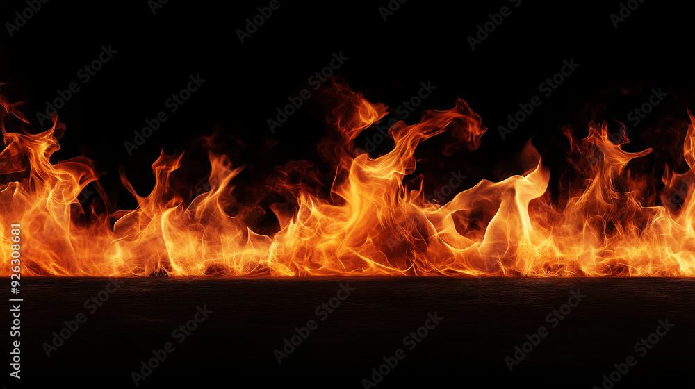 fire in the background fire in the background