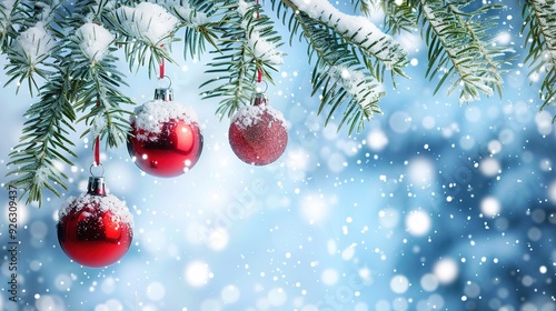 Christmas_decorations_Winter_background