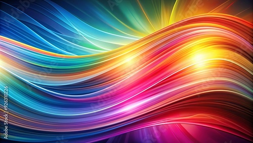 Wallpaper Mural Abstract background with vibrant colors and flowing lines, abstract, background, design, colorful, vibrant, art, texture Torontodigital.ca