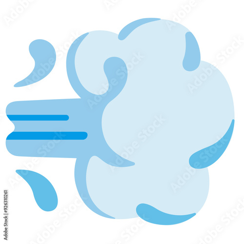 Wind Gust Emoji  
