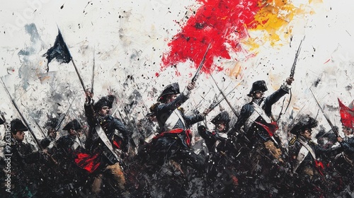 French Revolution Battle Scenes: A Fine Art Painting 2