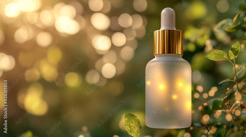 a sophisticated cosmetic dropper bottle with a frosted finishing a sophisticated cosmetic dropper bottle with a frosted finishing