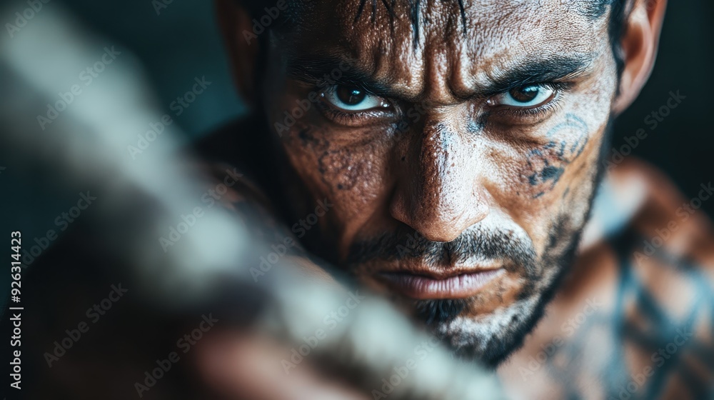 Focused close-up image of a person with coiled hair, featuring a detailed view of a tattoo, emphasizing artistic expression and the cultural significance of body art. Focused close-up image of a person with coiled hair, featuring a detailed view of a tattoo, emphasizing artistic expression and the cultural significance of body art.