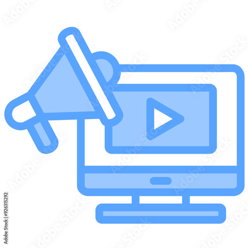 Free Download Video Marketing In Ecommerce Icon - GFXLoad