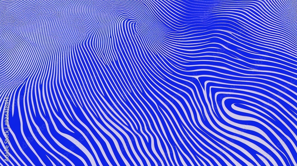 Fototapeta premium Abstract Blue and White Striped Pattern