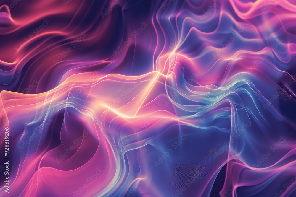 Fototapeta premium Abstract Flowing Light