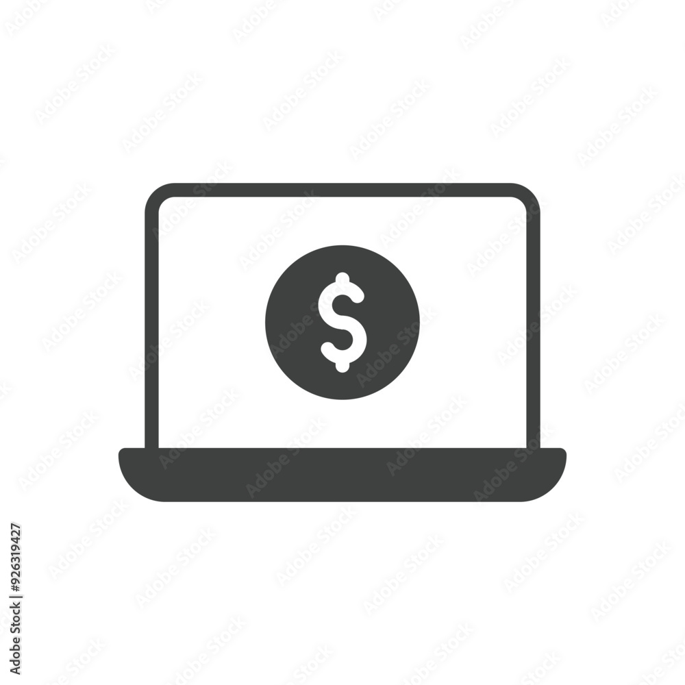 Online Business vector icon Online Business vector icon
