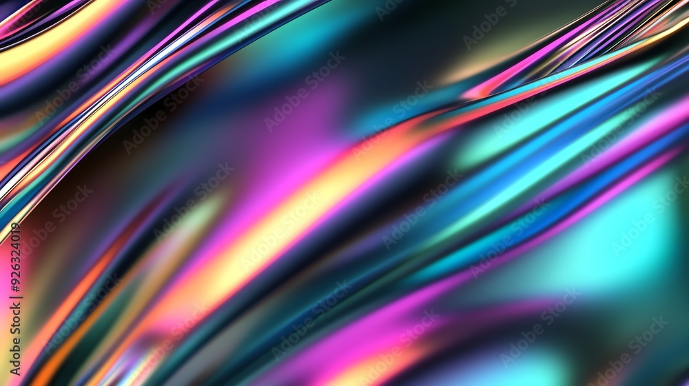 Abstract Iridescent Swirls Abstract Iridescent Swirls