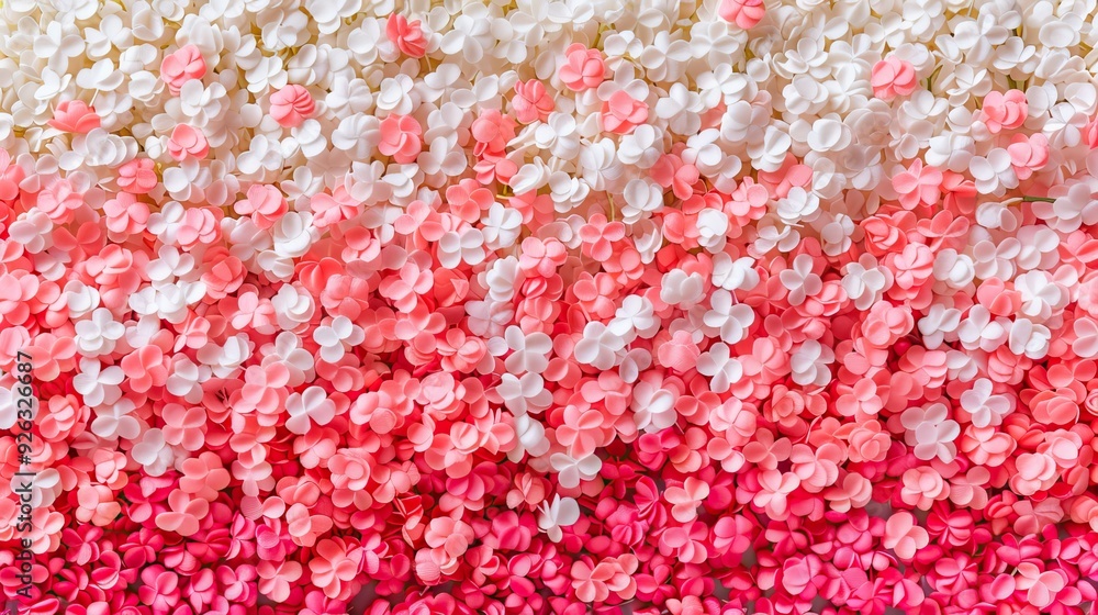Bold Floral Pattern in Pink, Red, and White Bold Floral Pattern in Pink, Red, and White