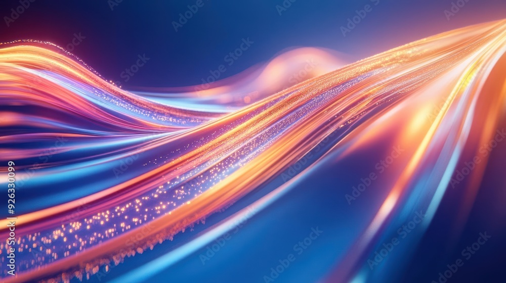 Dynamic abstract waves with vibrant colors and glowing lights, perfect for backgrounds or design elements. Dynamic abstract waves with vibrant colors and glowing lights, perfect for backgrounds or design elements.