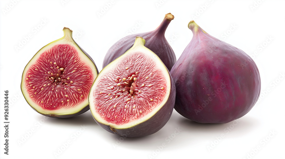 figs isolated on white background figs isolated on white background