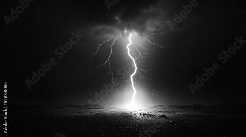 Lightning Strike on a Dark Night