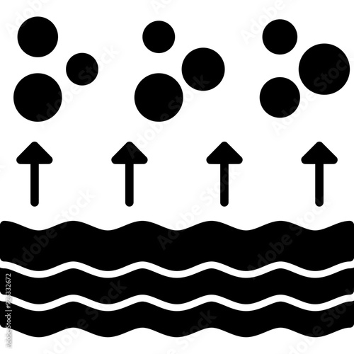 Water Evaporation Icon