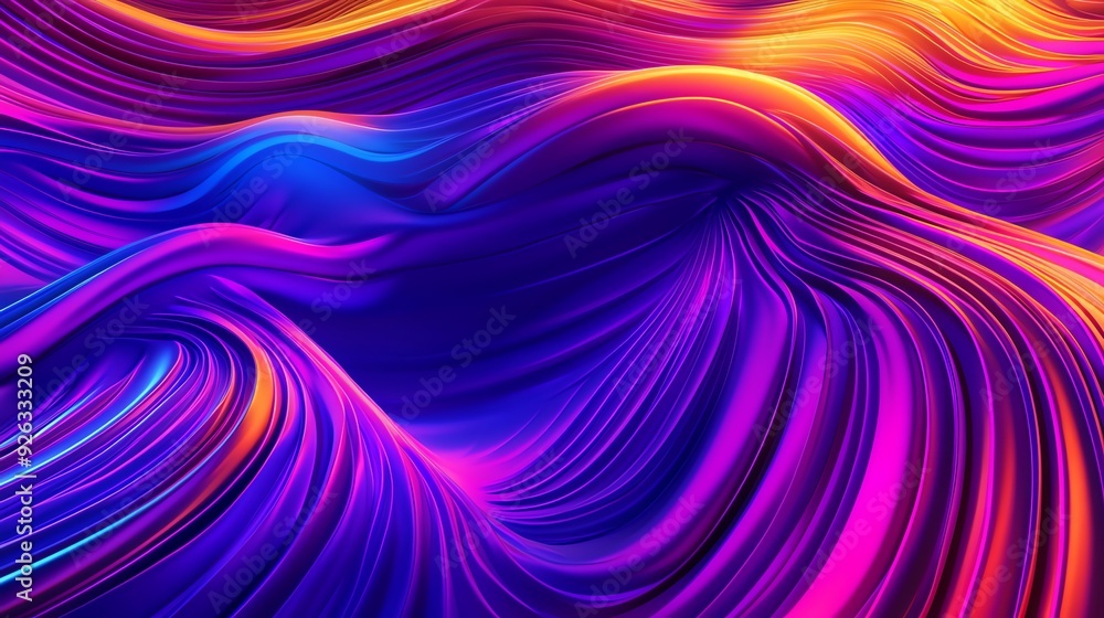 Abstract Art with Vivid Colors