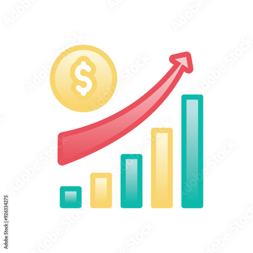 Growth Rate vector icon