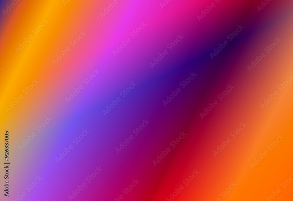 Obraz premium Grainy, gradient, background, blue, red, yellow, abstract, glowing, color, wave, black, backdrop, noise, texture, banner, poster, header, design,