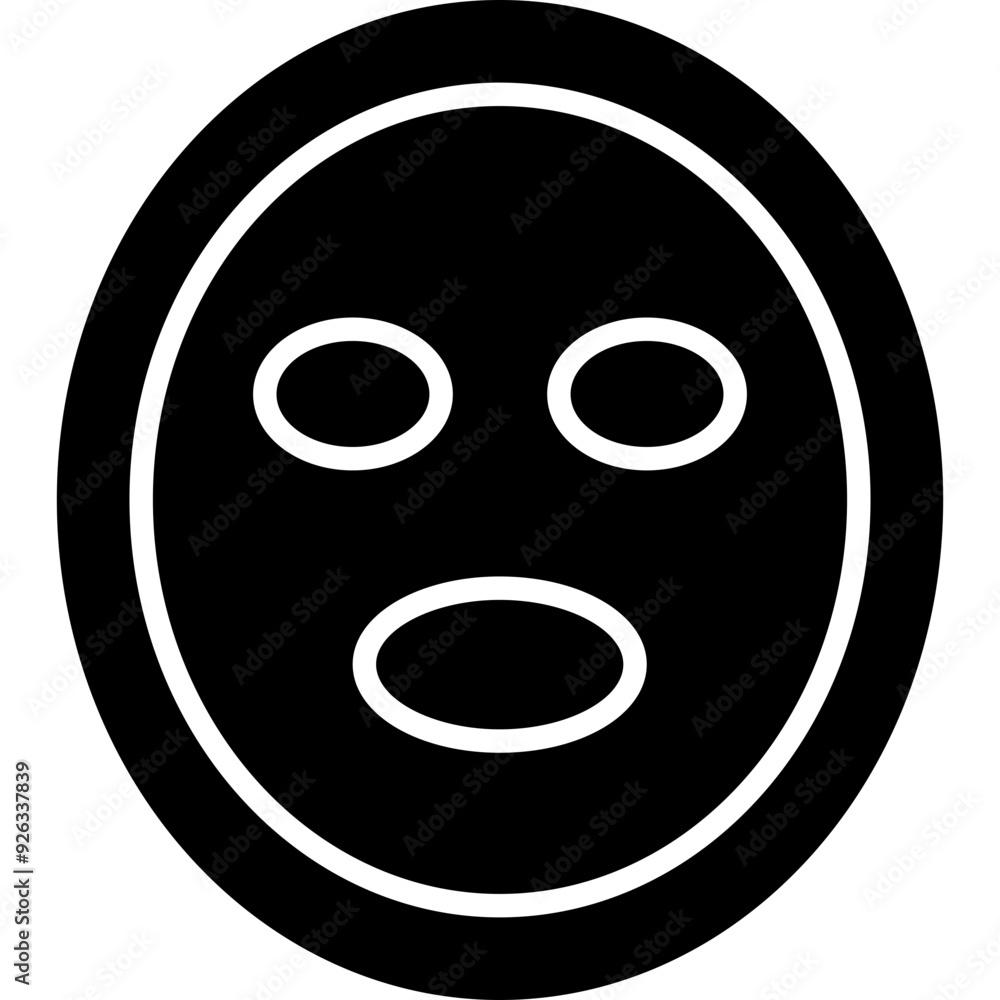 Fototapeta premium Facial Mask Icon