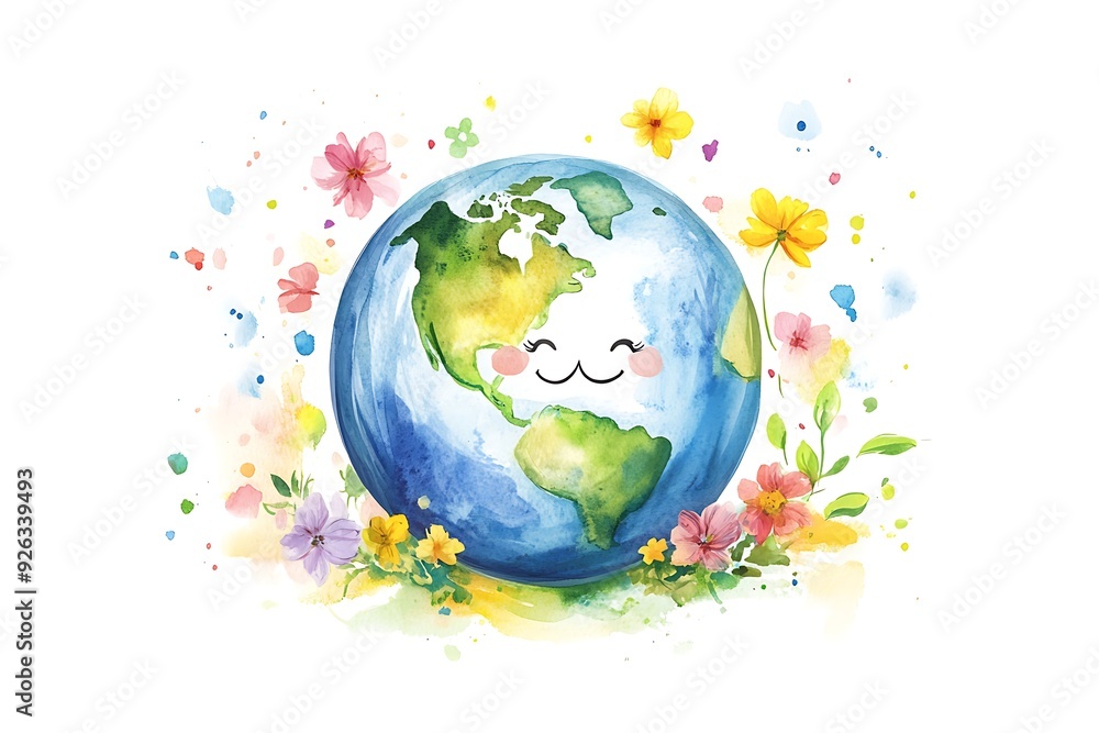 World smile day illustration. World smile day illustration.