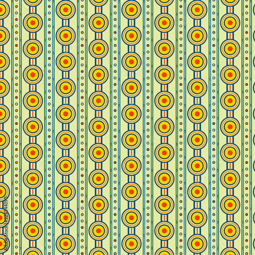 Boho African pattern for fabric and textile