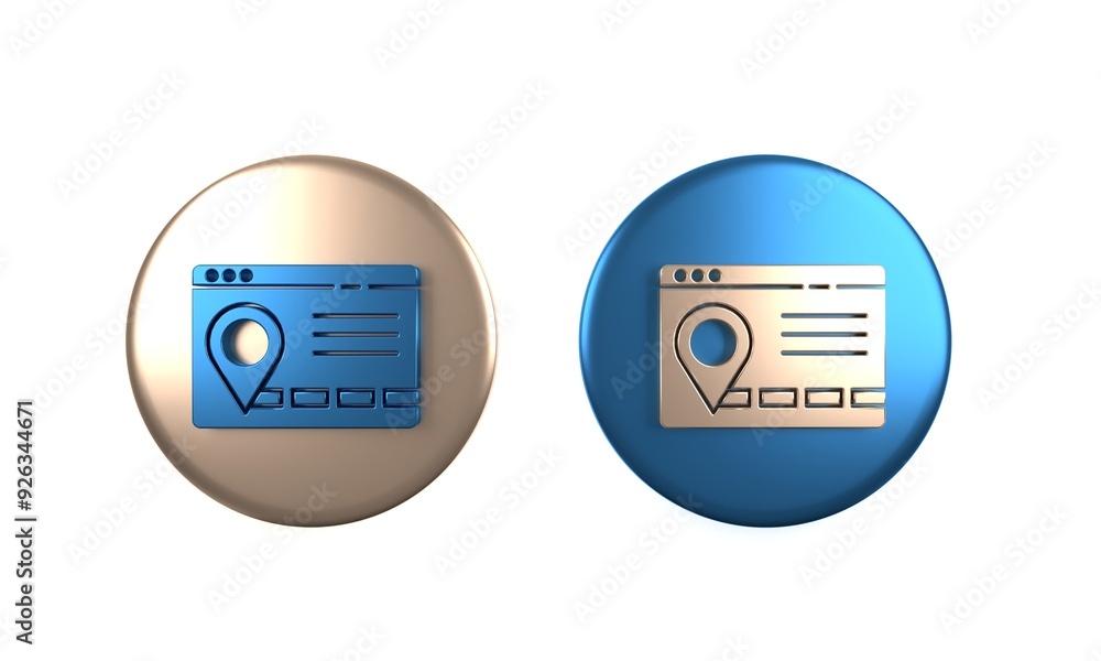 Colorful Infographic of city map navigation icon isolated on white background. Mobile App Interface concept design. Geolacation concept. Circle button. 3D render illustration Colorful Infographic of city map navigation icon isolated on white background. Mobile App Interface concept design. Geolacation concept. Circle button. 3D render illustration