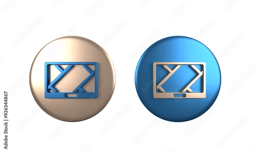 Colorful Gps device with map icon isolated on white background. Circle button. 3D render illustration Colorful Gps device with map icon isolated on white background. Circle button. 3D render illustration