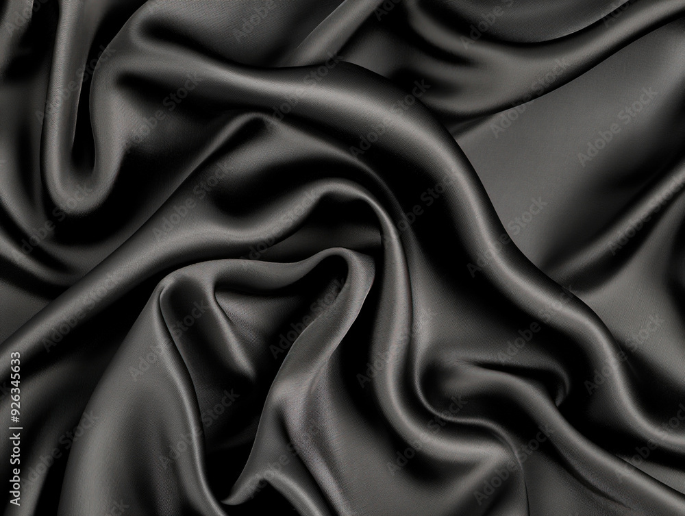 Obraz premium Black Silk Texture