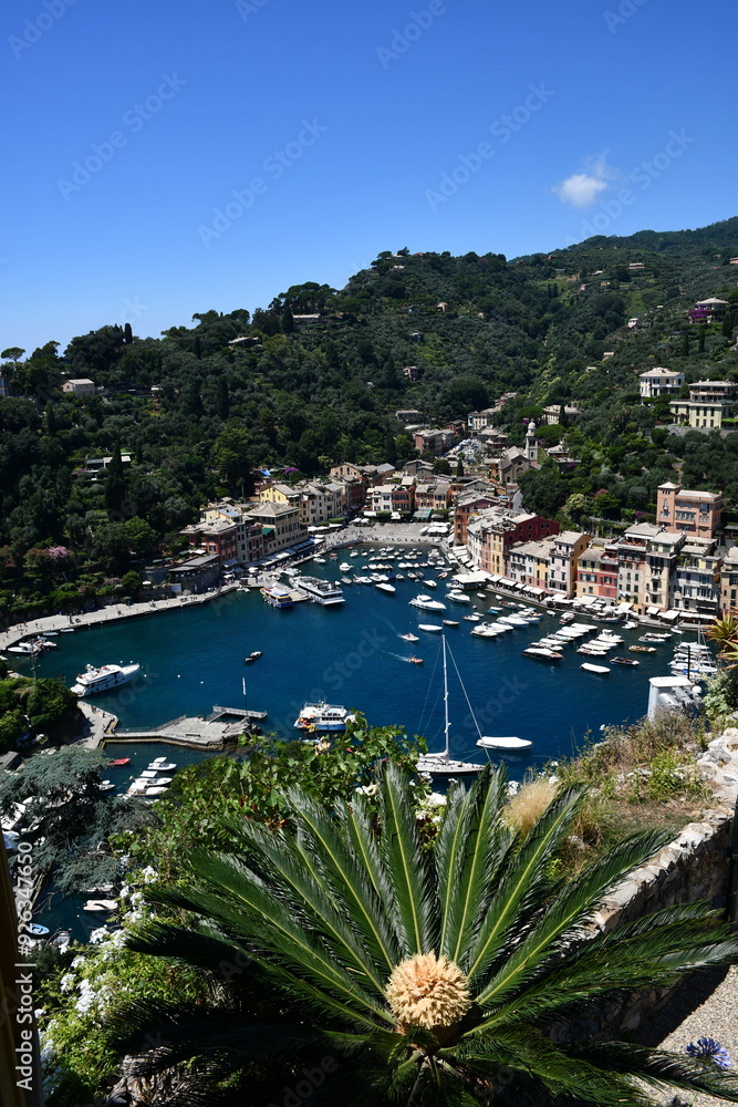 Fototapeta premium Malowniczy krajobraz Portofino, Italia.
