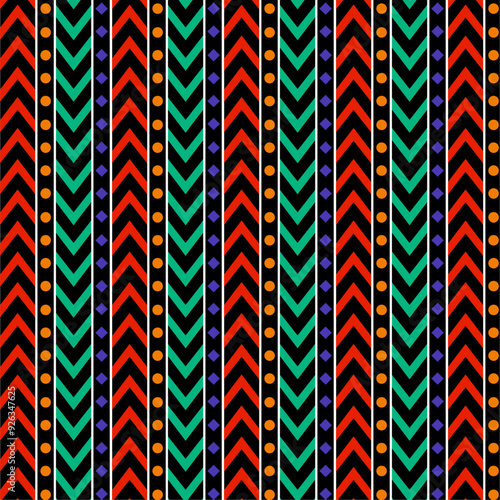 African cultural pattern for textile and fabrics