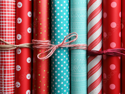 Christmas Wrapping Paper Te...