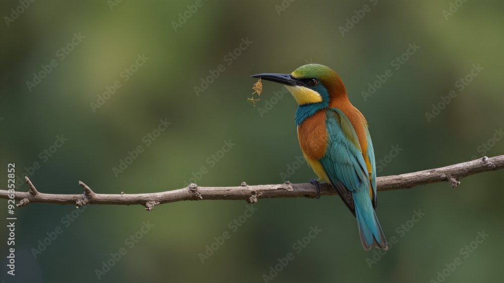 Obraz premium bee eater perched on a branch