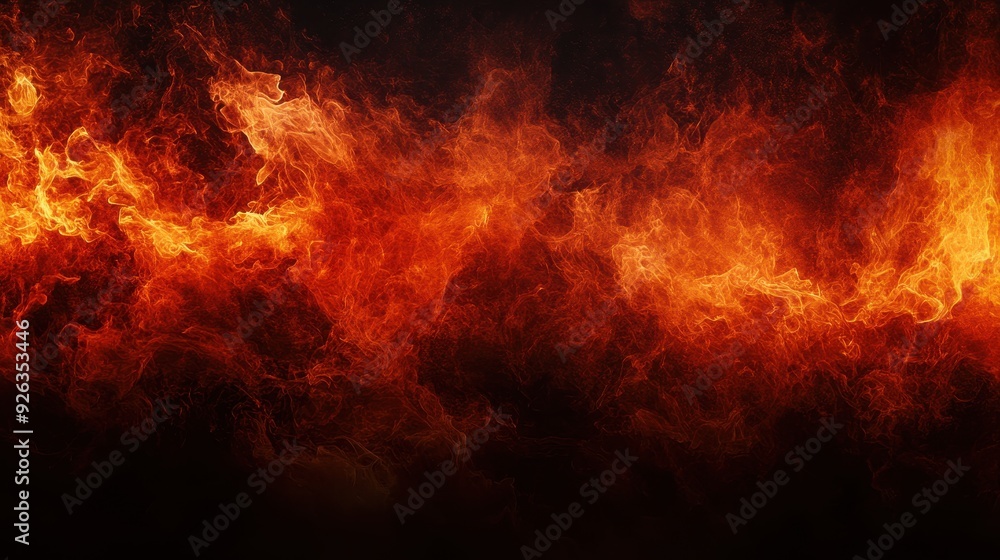 A vibrant display of flames and smoke, creating an intense and fiery atmosphere. A vibrant display of flames and smoke, creating an intense and fiery atmosphere.