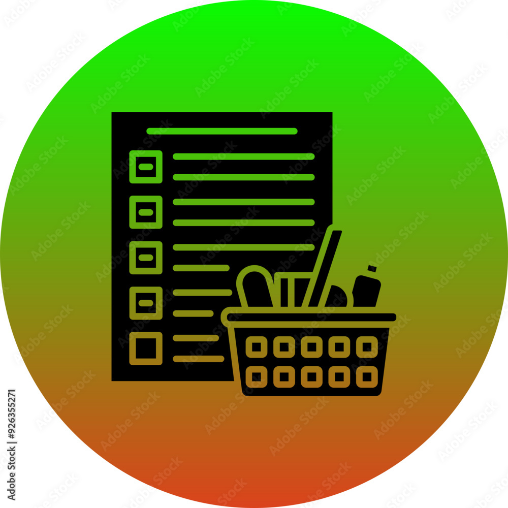 Shopping list Icon Shopping list Icon