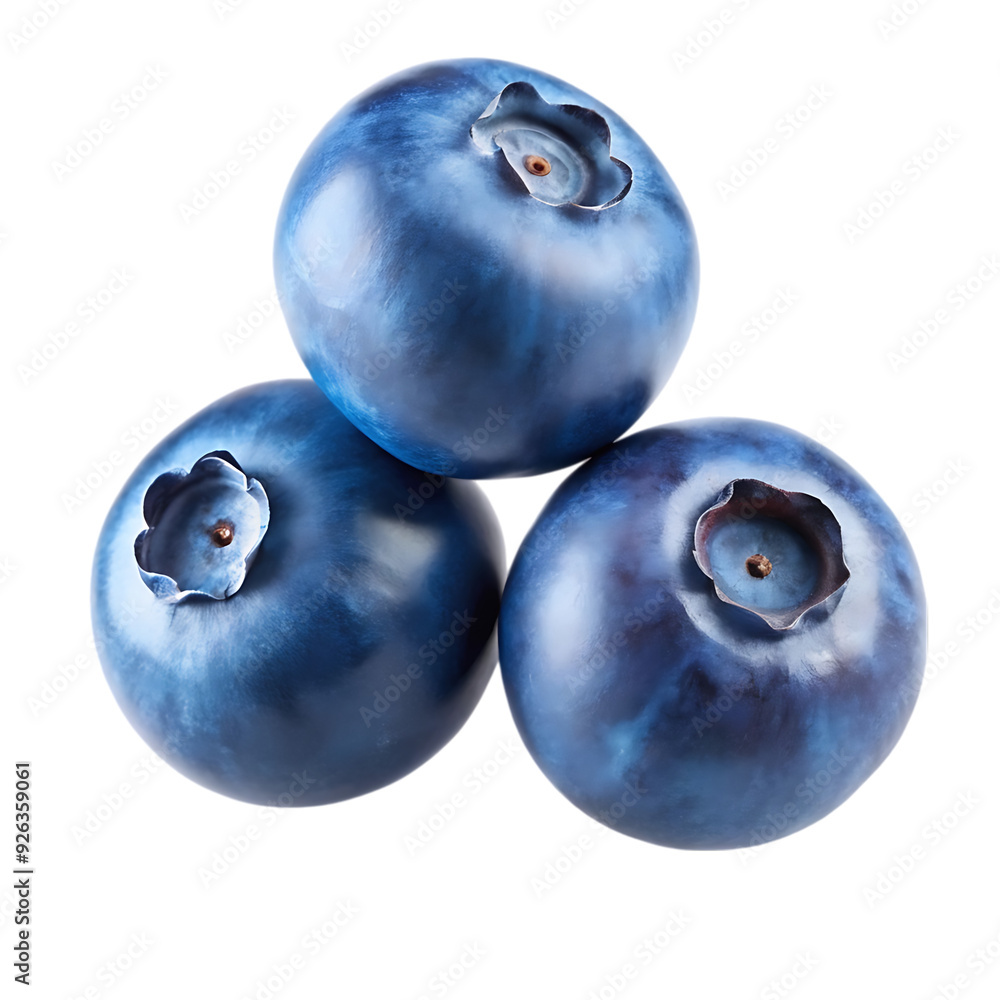 Obraz premium blueberries on a white background