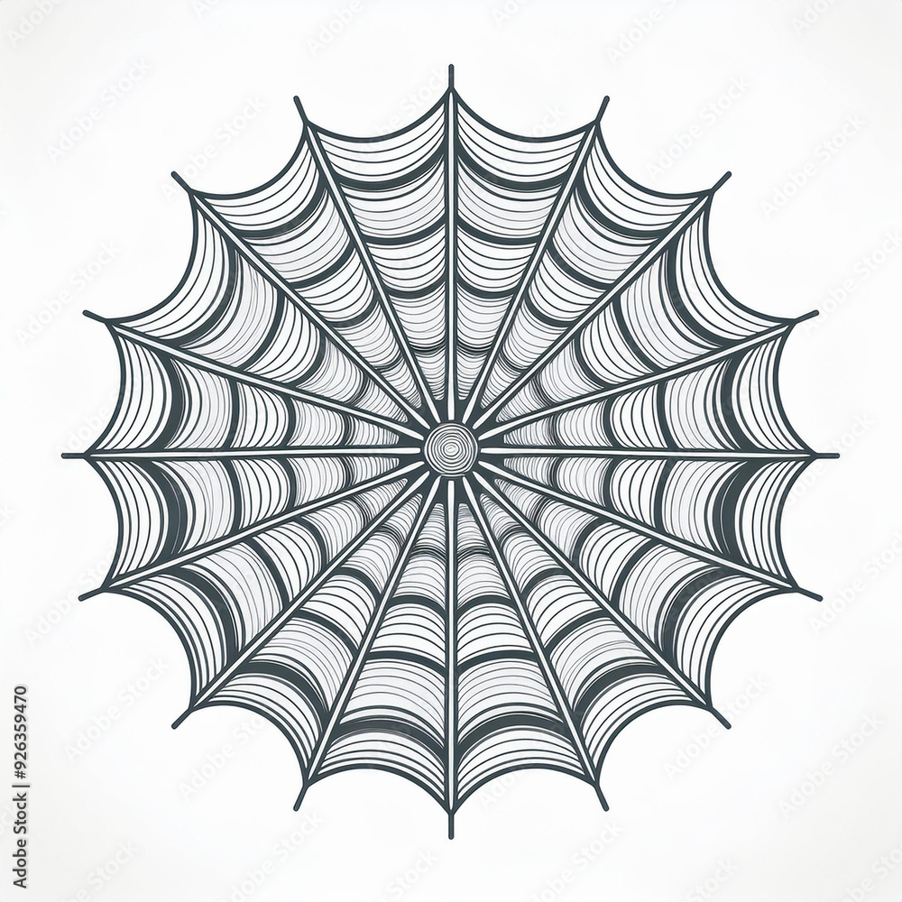 minimalistic vector icon of spider web, halloween holiday night theme, logo template for use minimalistic vector icon of spider web, halloween holiday night theme, logo template for use
