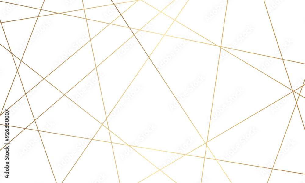 Luxury random golden line background. Luxury random golden line background.