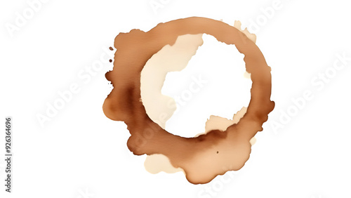 A brown stain ring