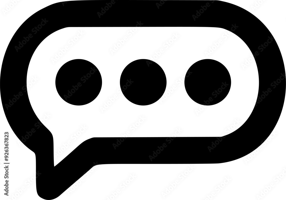 Chat logos and social media comments Chat logos and social media comments